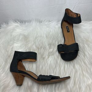 Paul Green Elegant Black Ankle Strap Sandals‎
